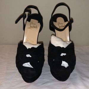 Black 6 inch Christian Louboutin